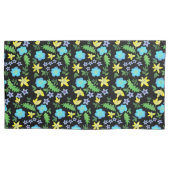 Summer flowers colourful 枕カバー (正面左)