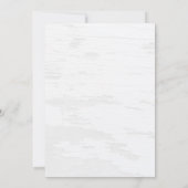 Summer Flowers Wedding Frame 招待状 (裏面)