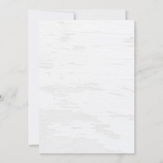 Summer Flowers Wedding Frame 招待状 (裏面)