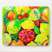  "Summer Fruits" Cute Art. Buy Now  マウスパッド (正面)