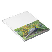 Summer Garden with Peacock notepad ノートパッド (アングル)