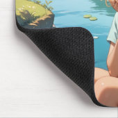 summer  Girl　マウスパッド マウスパッド (コーナー)