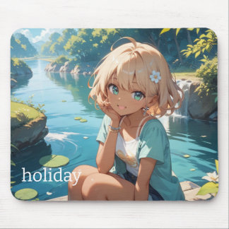 summer Girl マウスパッド マウスパッド