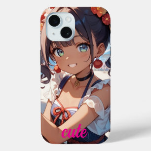 summer girl iPhone 15ケース