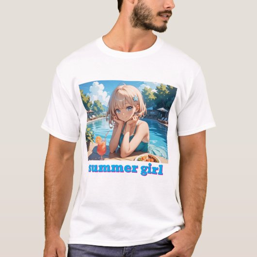summer girl tシャツ (正面)