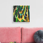 Summer Glow in the Night キャンバスプリント (インサイチュ (リビング))