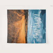 Summer Golden Field Rustic Sunlit Country Nature タペストリー (正面(横))