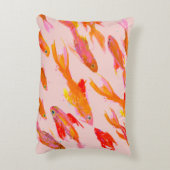 Summer Goldfish Accent Pillow アクセントクッション (裏面(縦))