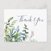 Summer Greeneryありがとうはがき ポストカード (正面)