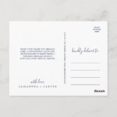 Summer Greeneryありがとうはがき ポストカード (裏面)