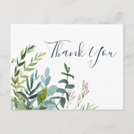 Summer Greeneryありがとうはがき ポストカード