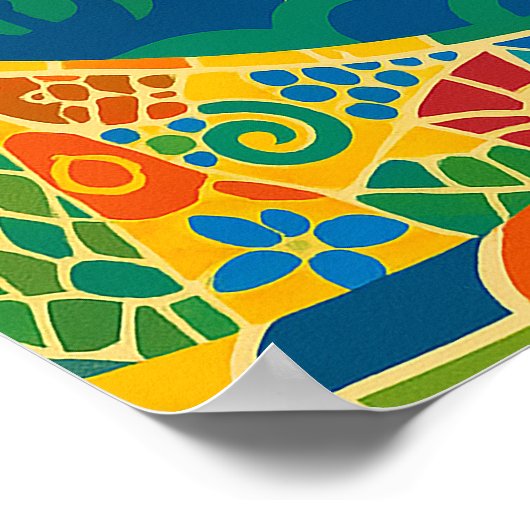 Summer Holiday Destination Spain  ポスター (角)