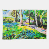 Summer house art design kitchen towel キッチンタオル (横)