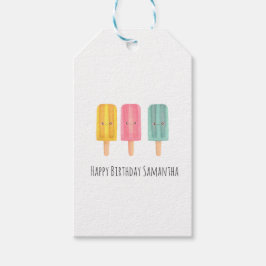 Summer Ice Cream Sticks ギフトタグ