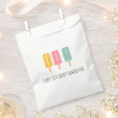 Summer Ice Cream Sticks フェイバーバッグ (クリップ留めされた状態)