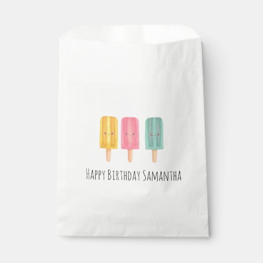 Summer Ice Cream Sticks フェイバーバッグ (正面)