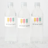 Summer Ice Cream Sticks ペットボトルラベル (ボトル)