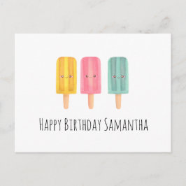 Summer Ice Cream Sticks ポストカード