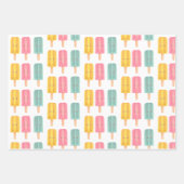 Summer Ice Cream Sticks ラッピングペーパーシート (正面3)