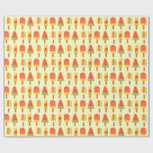 Summer Ice Lollies Pattern ラッピングペーパー (フラット)