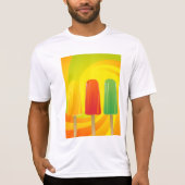 Summer Ice Pops Trio Bright Popsicles Tシャツ (正面)