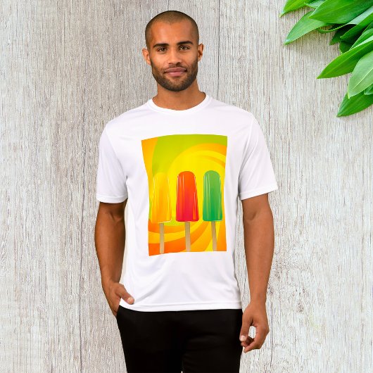 Summer Ice Pops Trio Bright Popsicles Tシャツ