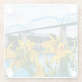 Summer in Chattanooga, TN – ウォルナット通り橋 ガラスコースター (裏面)