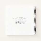 Summer in Iceland Pola.B.アレックス絵画風景 ノートブック (裏面)