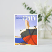 Summer in Italyヴィンテージ旅行はがき ポストカード (スタンド正面)
