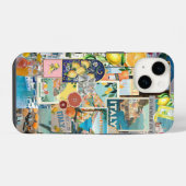 Summer In ITALY, Fruity European Summer Collage iPhoneケース (裏面横)