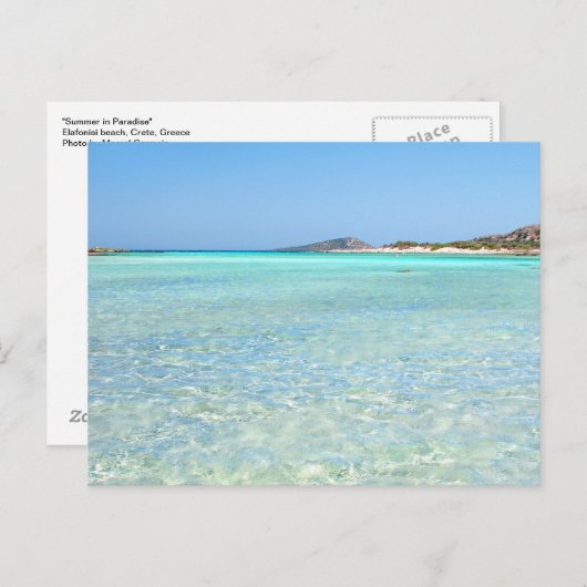 Summer in Paradise ポストカード (正面/裏面)