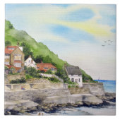 Summer in Runswick Bay England Farida Greenfield タイル (正面)