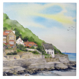 Summer in Runswick Bay England Farida Greenfield タイル