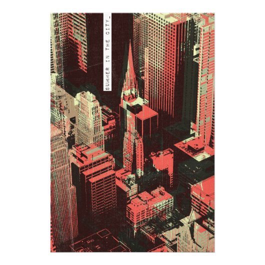 Summer in the city フォトプリント            (正面)