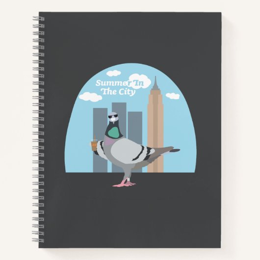 Summer In The City Spiral Notebook ノートブック (正面)