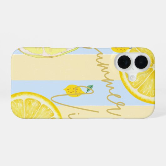 summer iPhone 16ケース (裏面横)