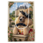  Summer Is In The Air, Poodle  ミディアムペーパーバッグ (裏面)