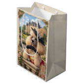  Summer Is In The Air, Poodle  ミディアムペーパーバッグ (裏面アングル)