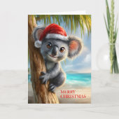 Summer Koala Christmas シーズンカード (正面)
