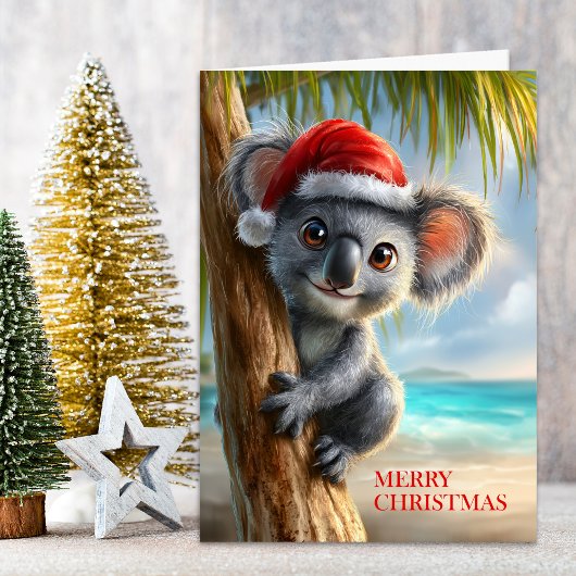 Summer Koala Christmas シーズンカード