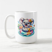 Summer Koala Sublimation Clipart-97702 コーヒーマグカップ (左)