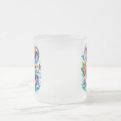 Summer Koala Sublimation Clipart-97702 フロストグラスマグカップ (中央)