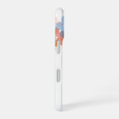 Summer Kokeshi Doll - Yellow Kimono Geisha Girl iPhone 16ケース (右側面)