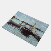 Summer Life in the Islelets (by Albert Edelfeel) ドアマット (アングル)