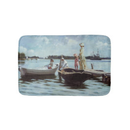 Summer Life in the Islelets (by Albert Edelfeel) バスマット