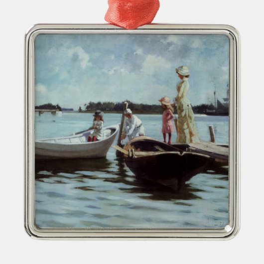 Summer Life in the Islelets (by Albert Edelfeel) メタルオーナメント (正面)