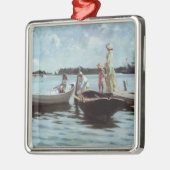 Summer Life in the Islelets (by Albert Edelfeel) メタルオーナメント (左)