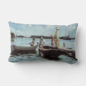 Summer Life in the Islelets (by Albert Edelfeel) ランバークッション (裏面)