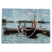 Summer Life in the Islelets (by Albert Edelfeel) ラージペーパーバッグ (裏面)