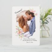 Summer Liliesフォトフレームの発表 案内状 (スタンド正面)